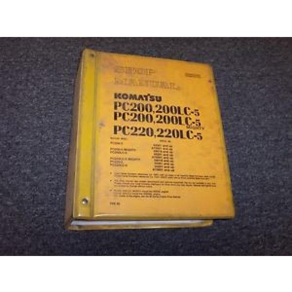 Komatsu PC200-5 PC200LC-5 Mighty Hydraulic Excavator Shop Service Repair Manual #1 image