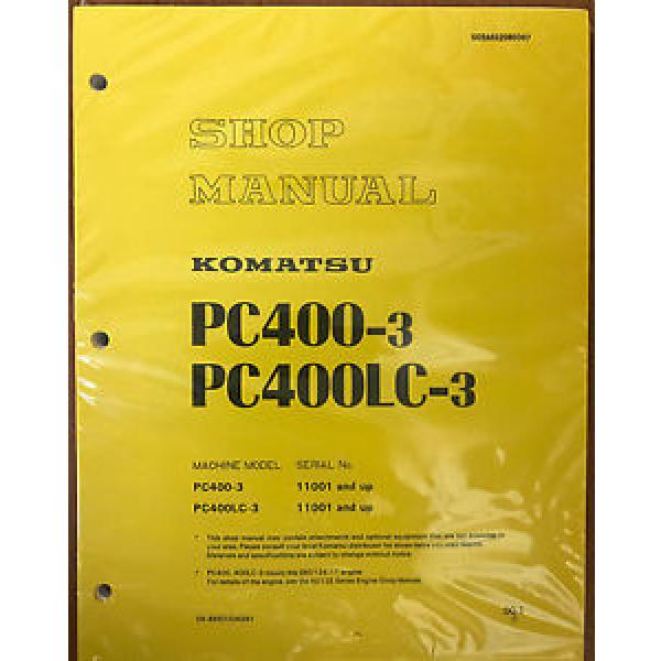 KOMATSU PC400-3 Excavator Crawler Shop Repair Manual Guide Book OEM Owners #1 image