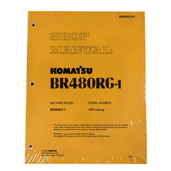 Komatsu Service BR480RG-1 Mobile Crusher Repair Manual #1 image