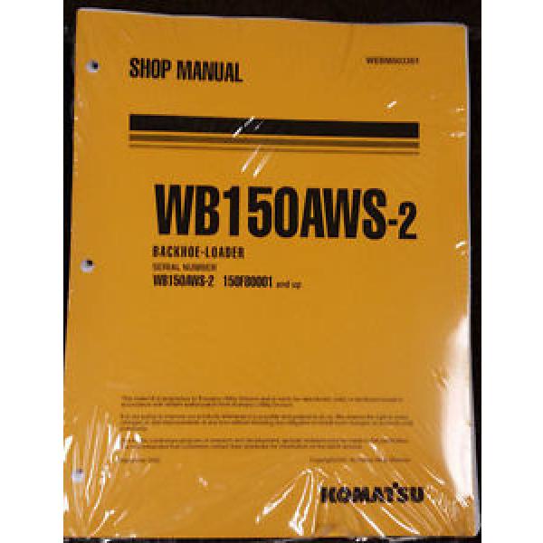 Komatsu Service WB150AWS-2 Backhoe Loader Shop Manual #1 image