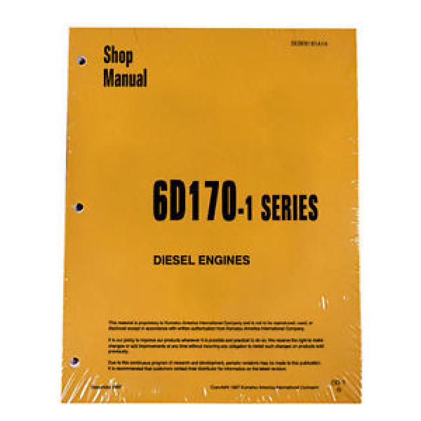 Komatsu 6D170-1 Series Diesel Engine Service Workshop Printed Manual #1 image