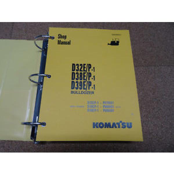 Komatsu D32E/P-1, D38E/P-1, D39E/P-1 Dozer Bulldozer Service Shop Repair Manual #1 image