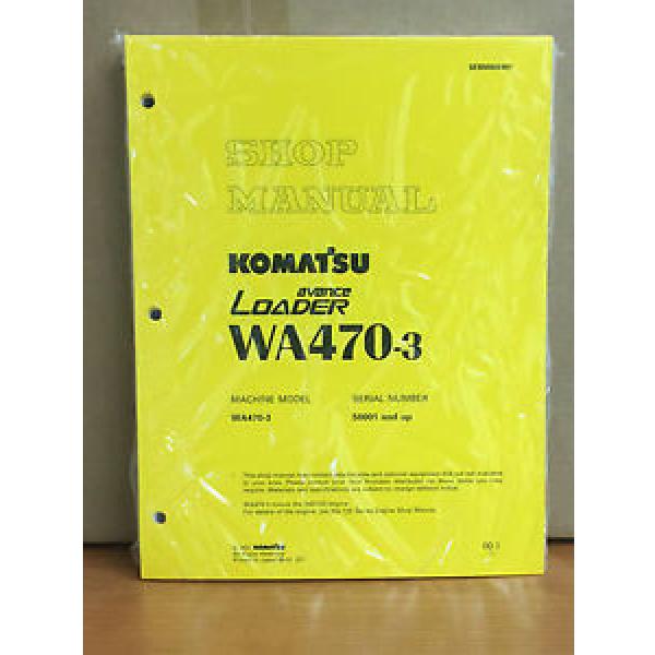 Komatsu WA470-3 Avance Wheel Loader Shop Service Repair Manual #1 image