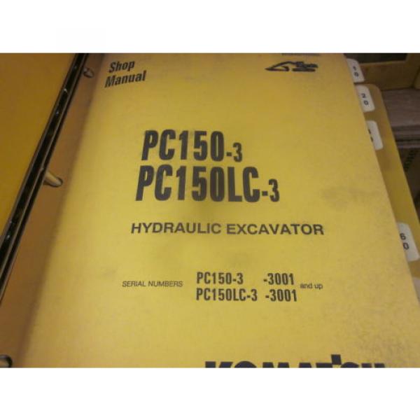 Komatsu PC150-3 PC150LC-3 Hydraulic Excavator Repair Shop Manual #1 image