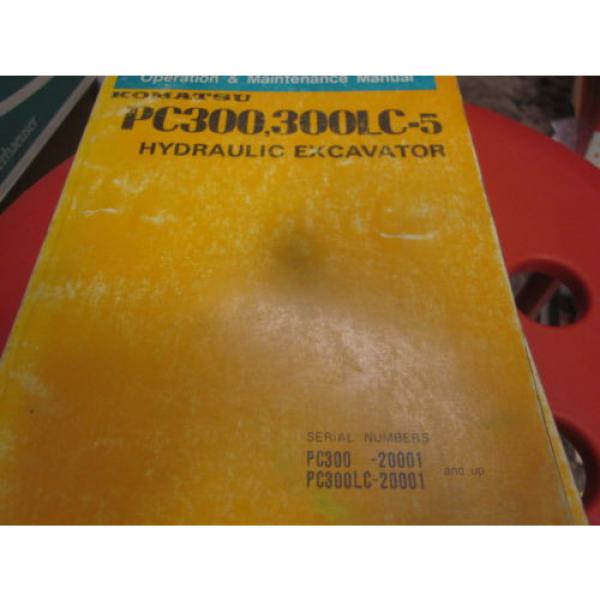 Komatsu PC300 PC300LC-5 Excavator Operation &amp; Maintenance Manual 1989 #1 image