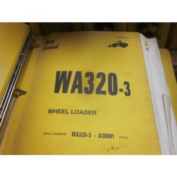 Komatsu WA320-3 Wheel Loader Repair Shop Manual #1 image