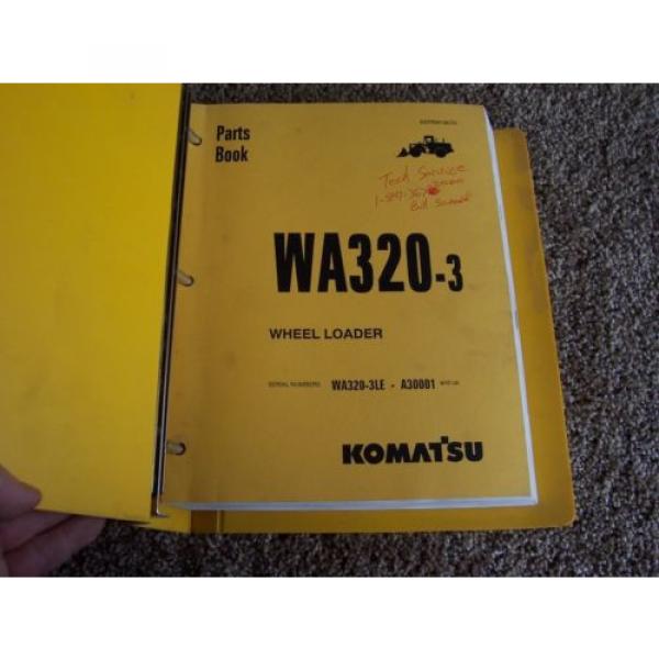 Komatsu WA320-3 Wheel Loader WA320-3LE A30001- Factory Parts Catalog Manual #2 image