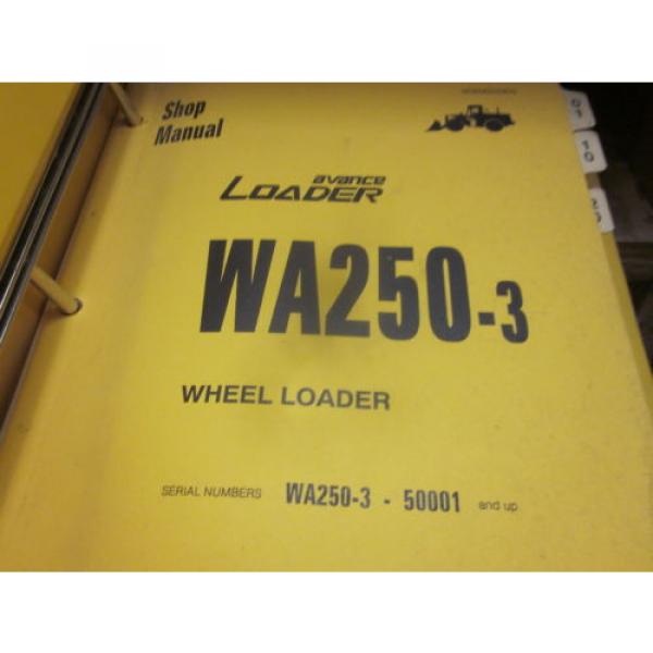 Komatsu WA250-3 Wheel Loader Repair Shop Manual #1 image