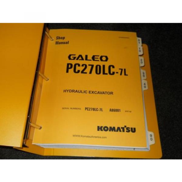 Komatsu PC270LC-7L shop manual A86001 up #2 image