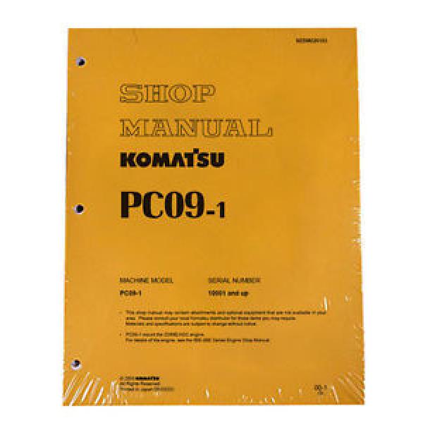 Komatsu Service PC09-1 Shop Manual Repair Book NEW #1 image