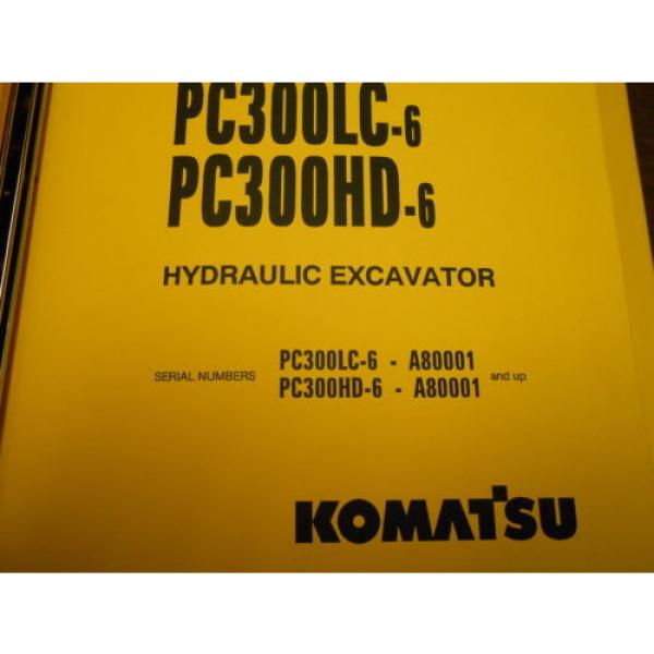 KOMATSU PC300 LC &amp; PC300 HD HYDRAULIC EXCAVATOR Parts Book #3 image