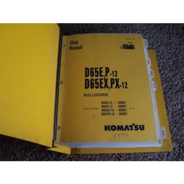 Komatsu D65E P-12 D65EX PX-12 Billdozer Dozer 60001-  Service Shop Repair Manual #1 image