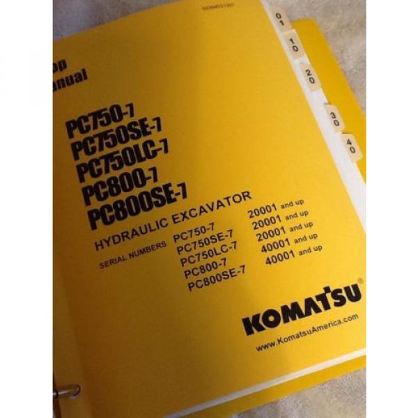 Komatsu Pc750-7, Pc750Se-7, Pc750Lc-7, Pc800-7 Excavator Shop Service Manual #3 image