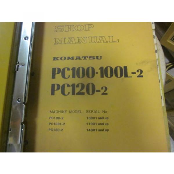 Komatsu PC100 100L-2 PC120-2 Hydraulic Excavator Repair Shop Manual #2 image