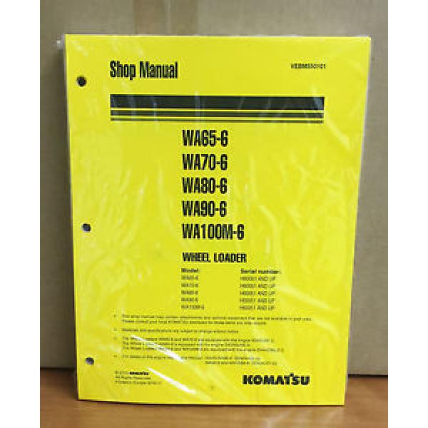 Komatsu WA65-6,WA70-6,WA80-6,WA100M-6 Wheel Loader Shop Service Repair Manual #1 image