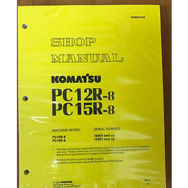 Komatsu Service PC12R-8, PC15R-8 Shop Manual NEW #1 image