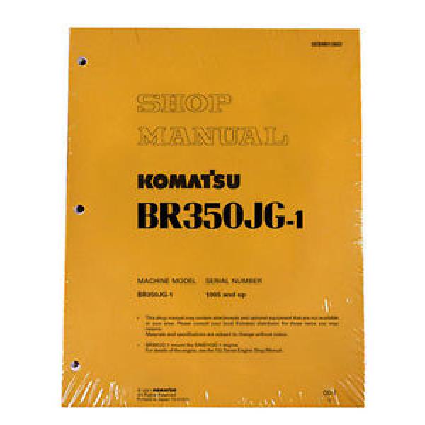 Komatsu Service BR350JG-1 Mobile Crusher Repair Manual #1 image