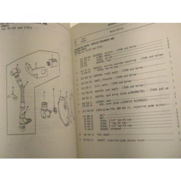 KOMATSU DRESSER DT-414 414B 466 466B 466C DTI466C PARTS BOOK MANUAL 1986 #4 image