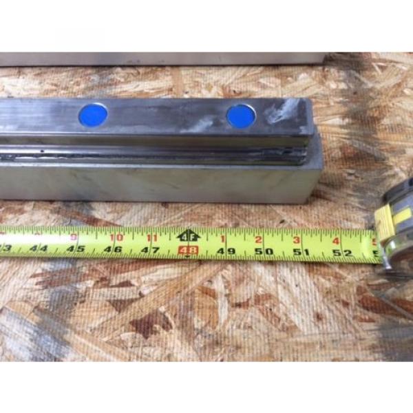 REXROTH  2 Rails  Guide Linear bearing CNC Route  model 7873 7210 13Q1 50#034; #5 image
