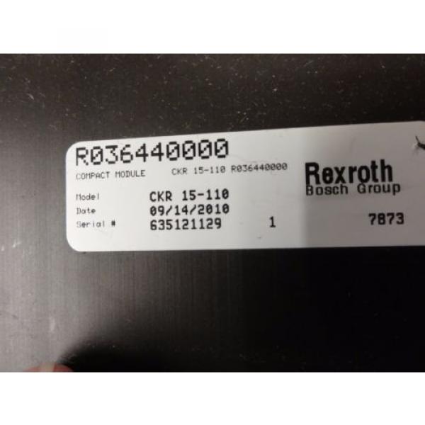 Rexroth Japan Canada CKR R036440000 CKR 15-110 Linear module #1 image