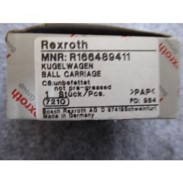 NEW Germany Greece REXROTH LINEAR BEARING # R166489411 #1 image