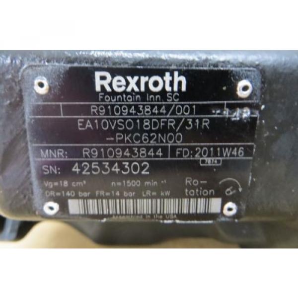 NEW India Dutch Rexroth Hydraulic Pump 4000 PSI Variable Displacement R910943844 All Fluid #2 image