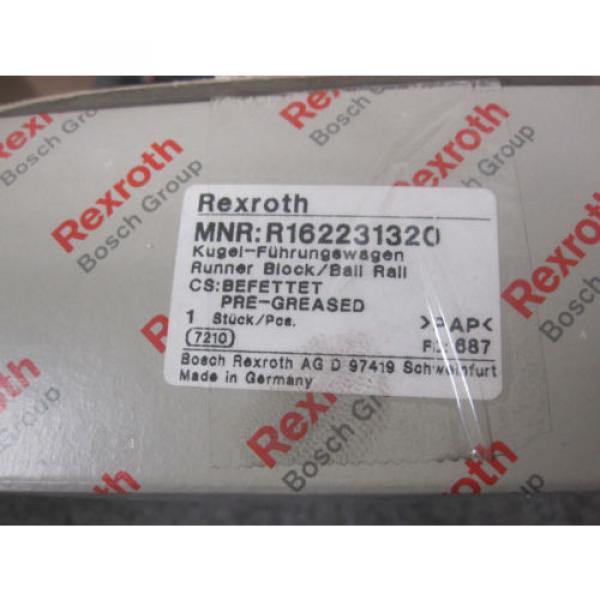 NEW France Canada REXROTH LINEAR BEARING # R162231320 #2 image