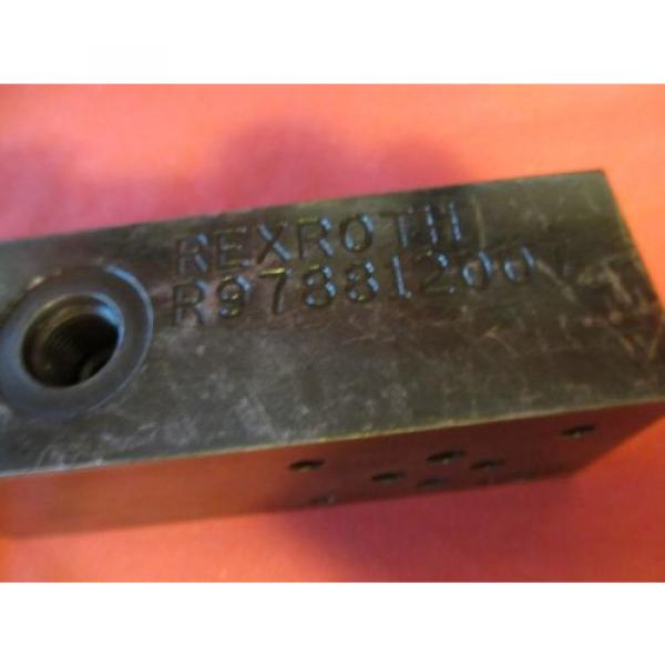 Rexroth Singapore Mexico R978812007 Hydraulic Valve Assembly #2 image
