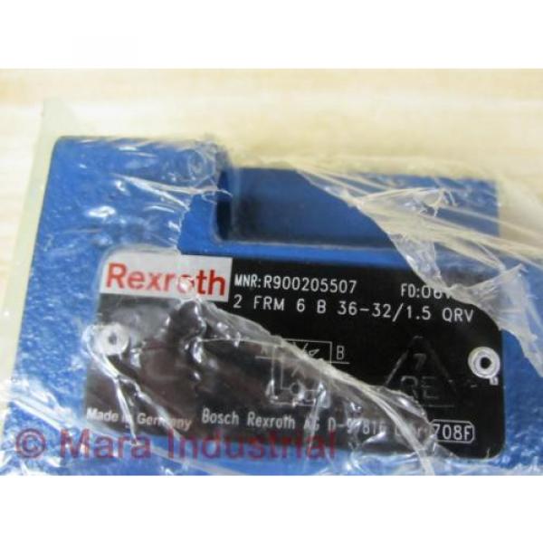 Rexroth Mexico Egypt Bosch R900205507 Valve 2 FRM 6 B 36-32/1.5 QRV #2 image
