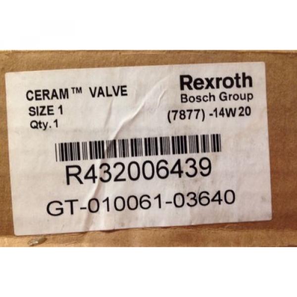 Rexroth Egypt Mexico Ceram Valve Size 1 GT-10061-03640 #3 image