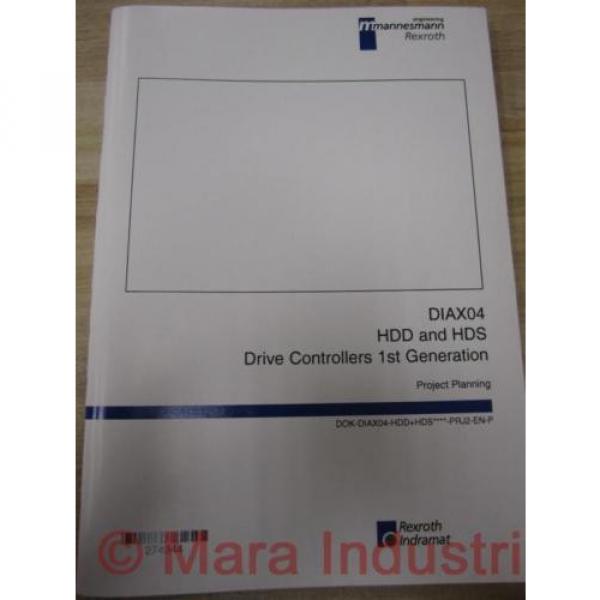Rexroth China Egypt 274944 Manual DIAX04 HDD And HDS #1 image