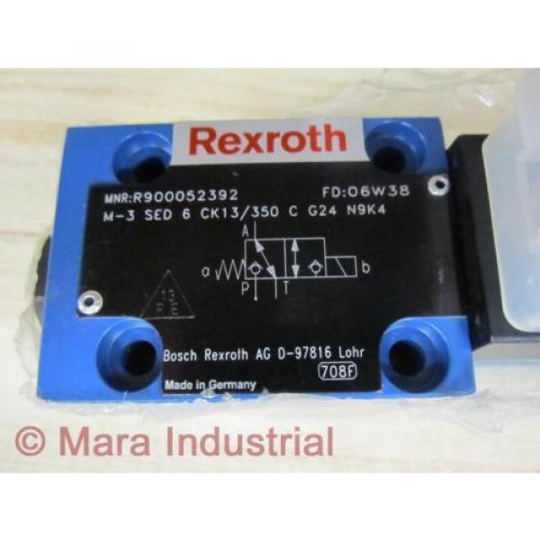 Rexroth Dutch Mexico Bosch R900052392 Valve M-3 SED 6 CK13/350 CG24 N9K4 #2 image