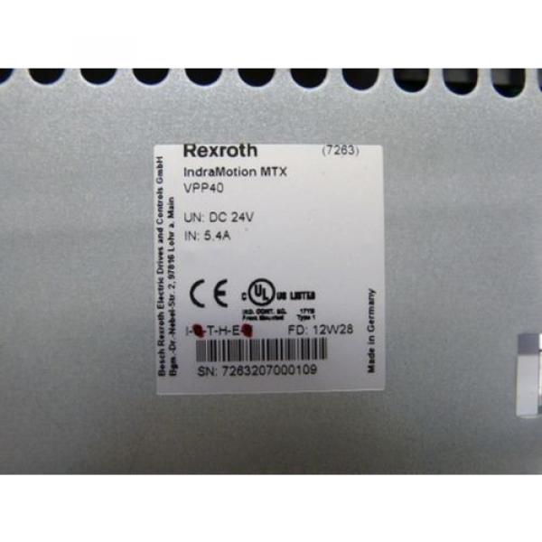 Rexroth Australia Korea VPP40 / VPP40.3BIM-1G0NN-D1D-HN-NN-FW Indracontrol VPP 40 15&#034; Display #5 image