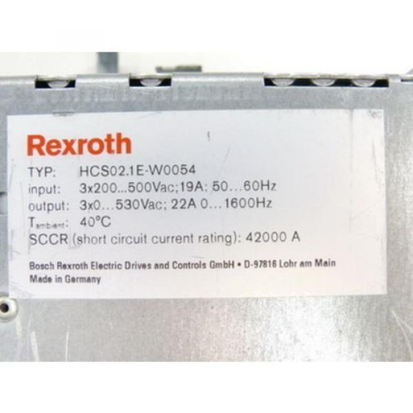 Bosch Germany USA Rexroth HCS02.1E-W0054 IndraDrive C Controller #3 image