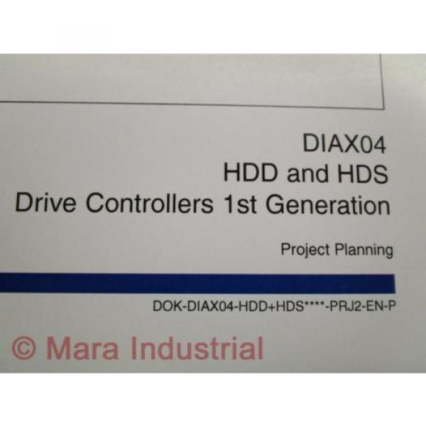 Rexroth Mexico Mexico Indramat DOK-DIAX04-HDD+HDS Project Planning Manual (Pack of 10) #3 image
