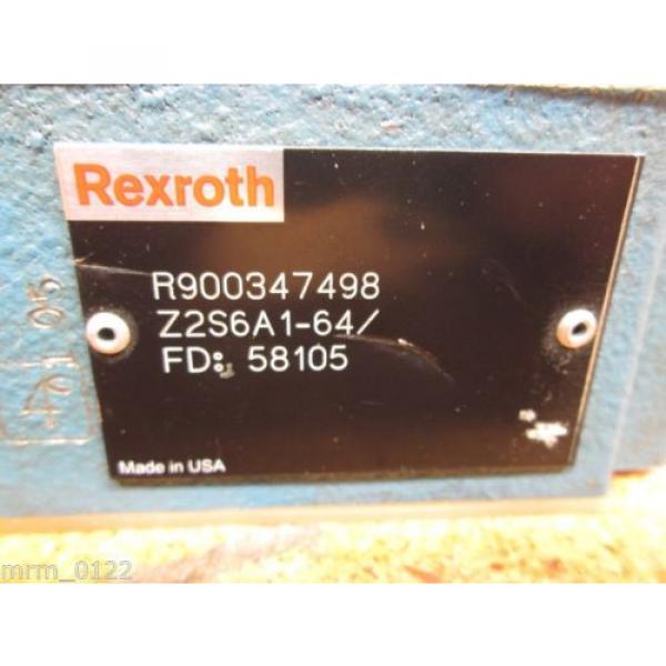 Rexroth Mexico Japan R900347498 Z2S6A1-64 Valve New #5 image