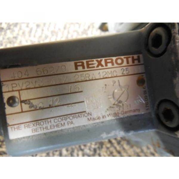REXROTH HYDRAULIC PUMP 1PV2V3-42/25 RA12MC25A1 #2 image