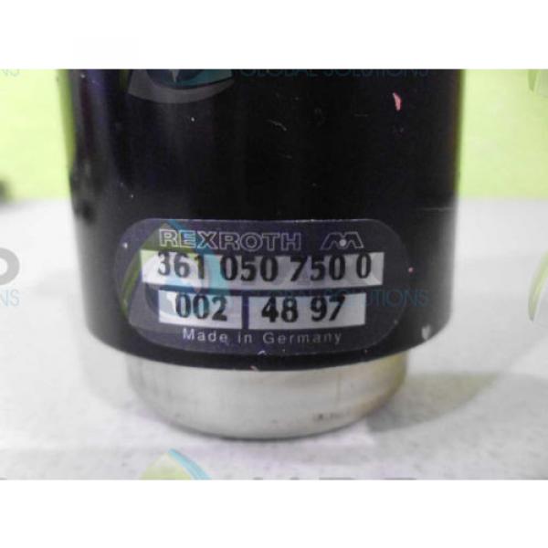 REXROTH Russia Germany 3610507500 VALVE *USED* #1 image