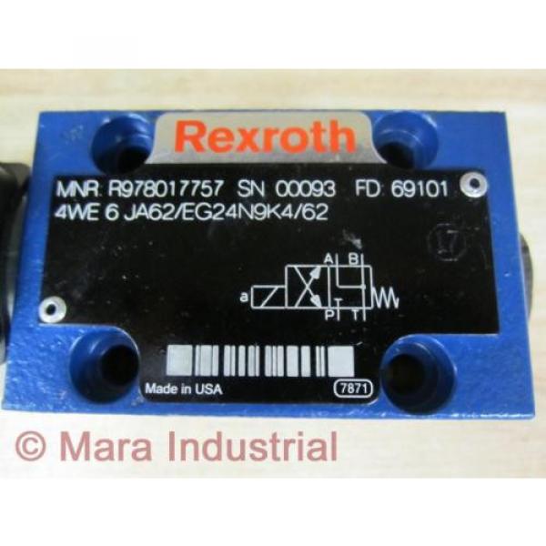 Rexroth Australia china Bosch R978017757 Valve 4WE 6 JA62/EG24N9K4/62 - New No Box #2 image