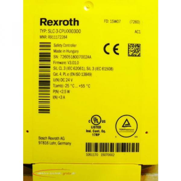 Rexroth France Singapore SLC-3-CPU000300 Safety Control   &gt; ungebraucht! &lt; #2 image