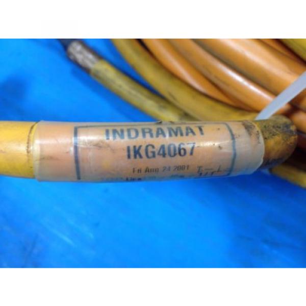 REXROTH Singapore Japan INDRAMAT INK0602 SERVO CABLE IKG4067 40 METER 11610156 USED (B28) #2 image
