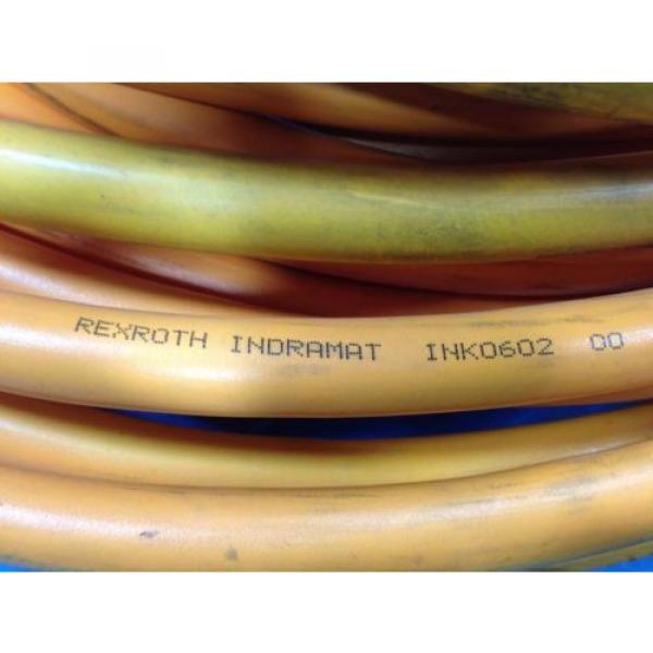 REXROTH Singapore Japan INDRAMAT INK0602 SERVO CABLE IKG4067 40 METER 11610156 USED (B28) #4 image