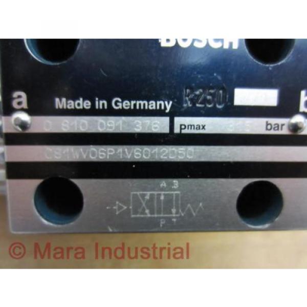 Rexroth Germany Korea Bosch 0 810 091 376 Valve 081WV06P1V6012D50 - New No Box #5 image