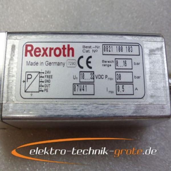 Rexroth China china 0821 100 103 Druckschalter &lt;ungebraucht&gt; #3 image