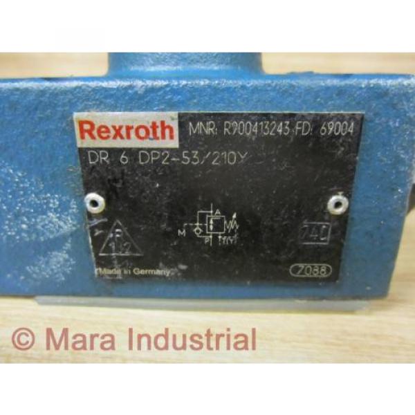 Rexroth Russia Singapore Bosch R900413243 Valve DR 6 DP2-53/210Y - New No Box #4 image