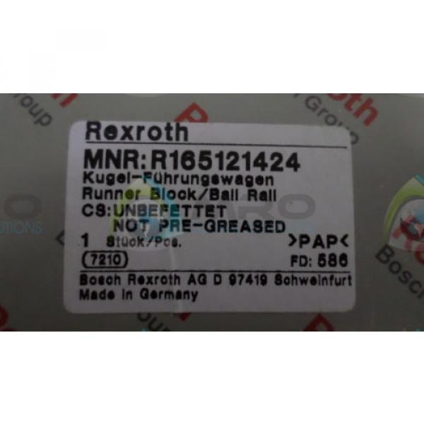 REXROTH Canada Egypt R165121424 RUNNERBLOCK/BALL RALL *NEW IN BOX* #1 image