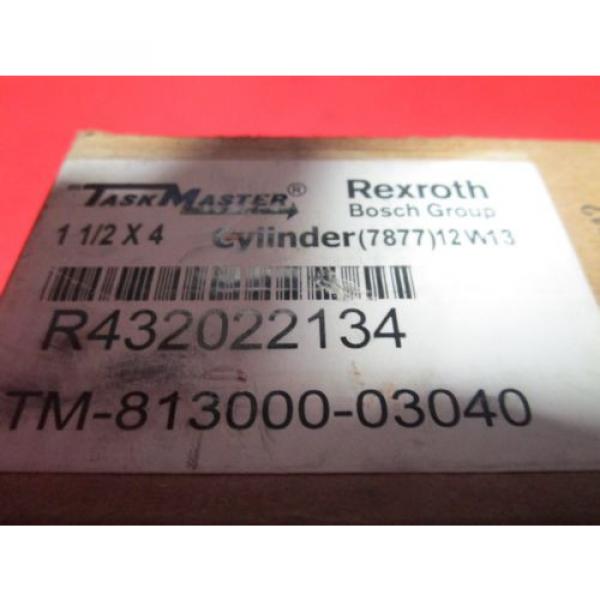 Rexroth Mexico India TM-813000-03040, 1-1/2x4 Task Master Cylinder, R432022134, 1-1/2&#034; Bore #3 image